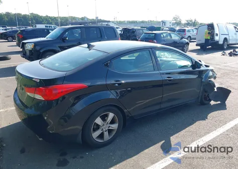 2013 Hyundai Elantra Gls from USA, damaged, VIN 5NPDH4AE1DH275204